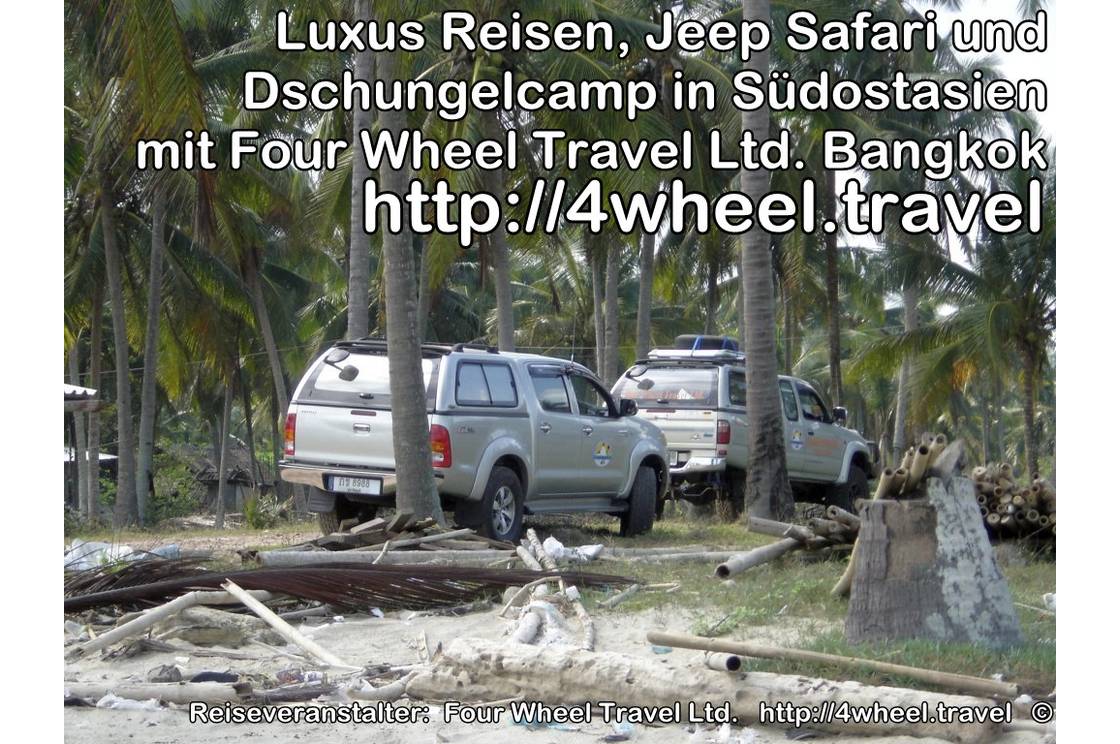 Jeep Safari in Südostasien mit Four Wheel Travel